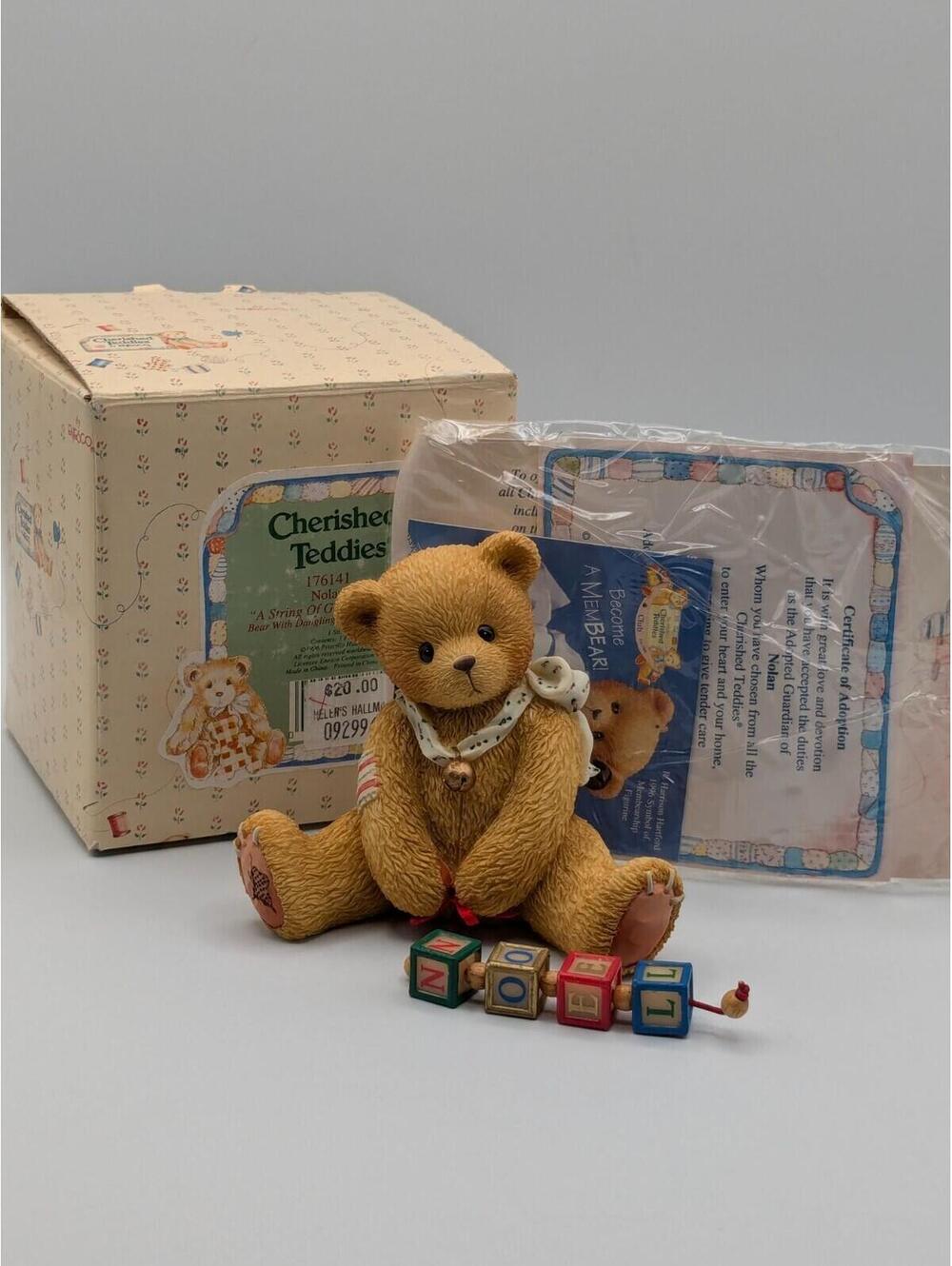 Cherished Teddies Nolan "A String Of Good Tidings" (176141) 1996